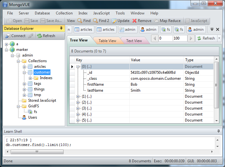 mongodb管理工具MongoVUE